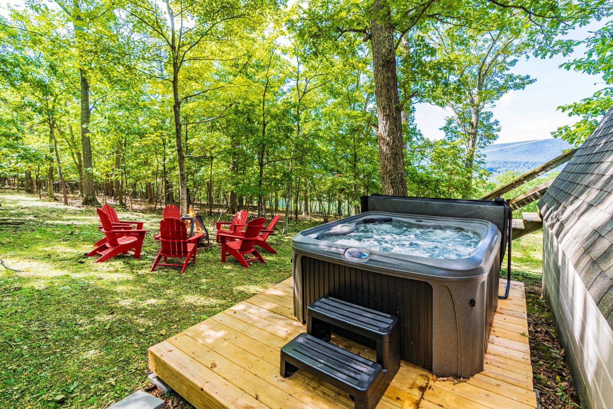 Great Views! A-Frame W Hot Tub, Grill & Fire Pit Villa Morton Grove Exterior foto